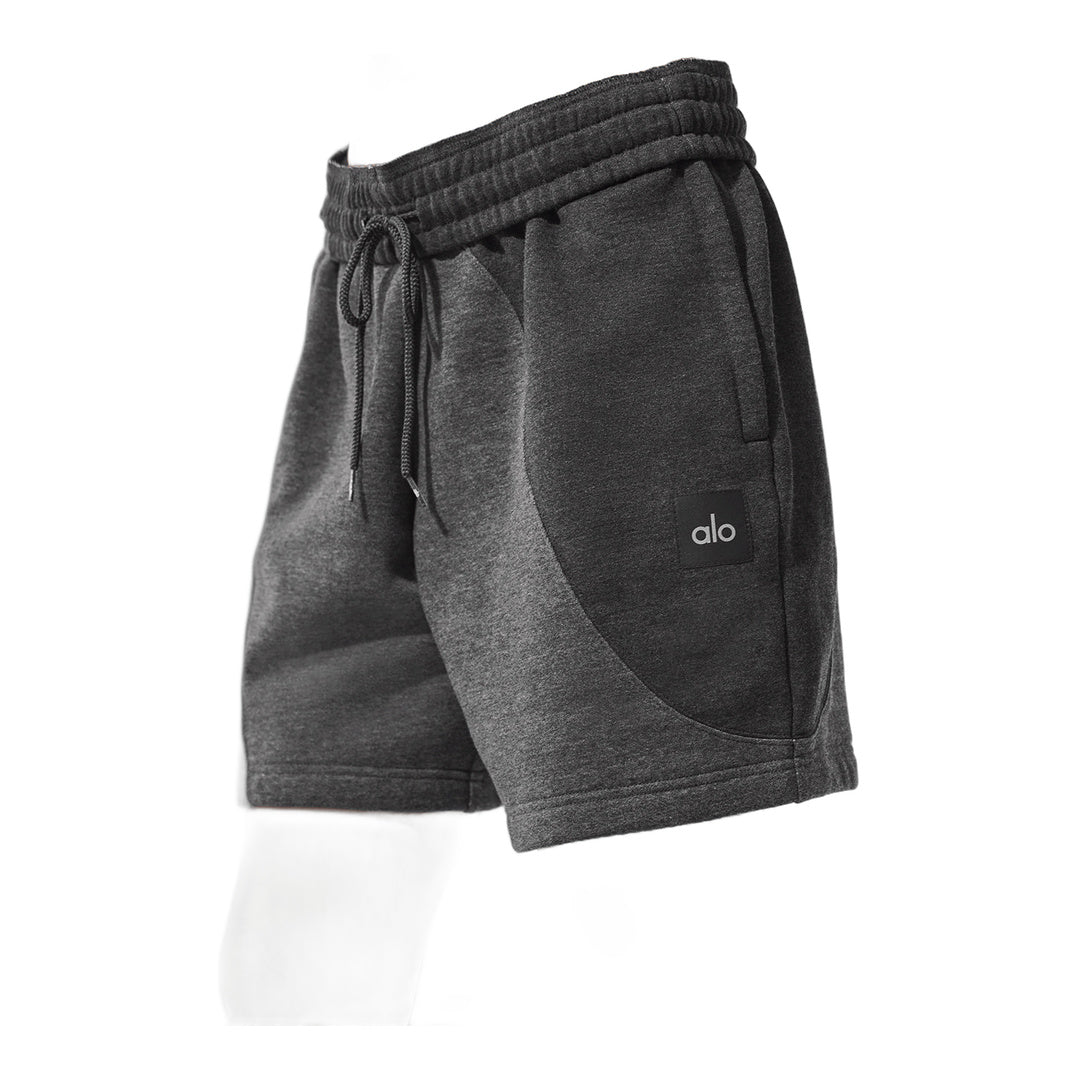alo 7" Make Waves Short - Dark Heather Grey Tonal