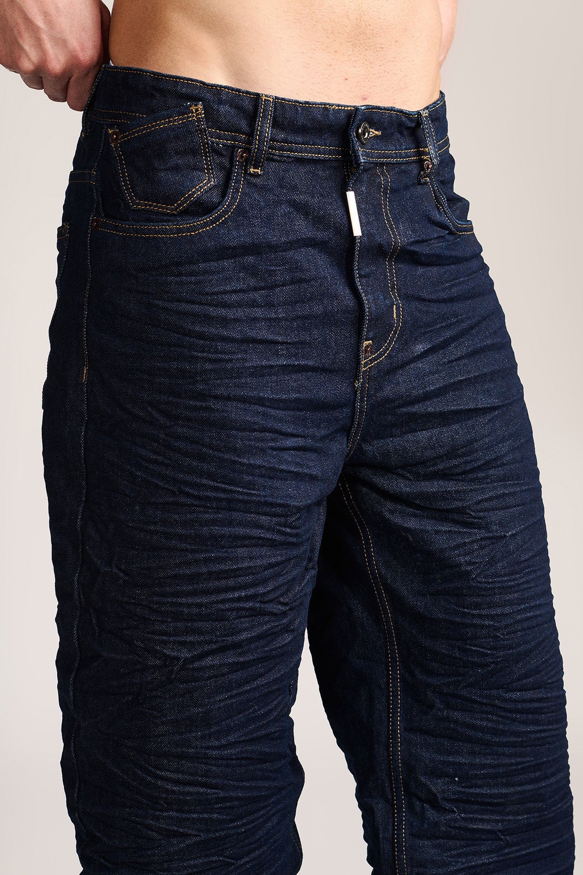 CREASED BY LIFE- DENIM