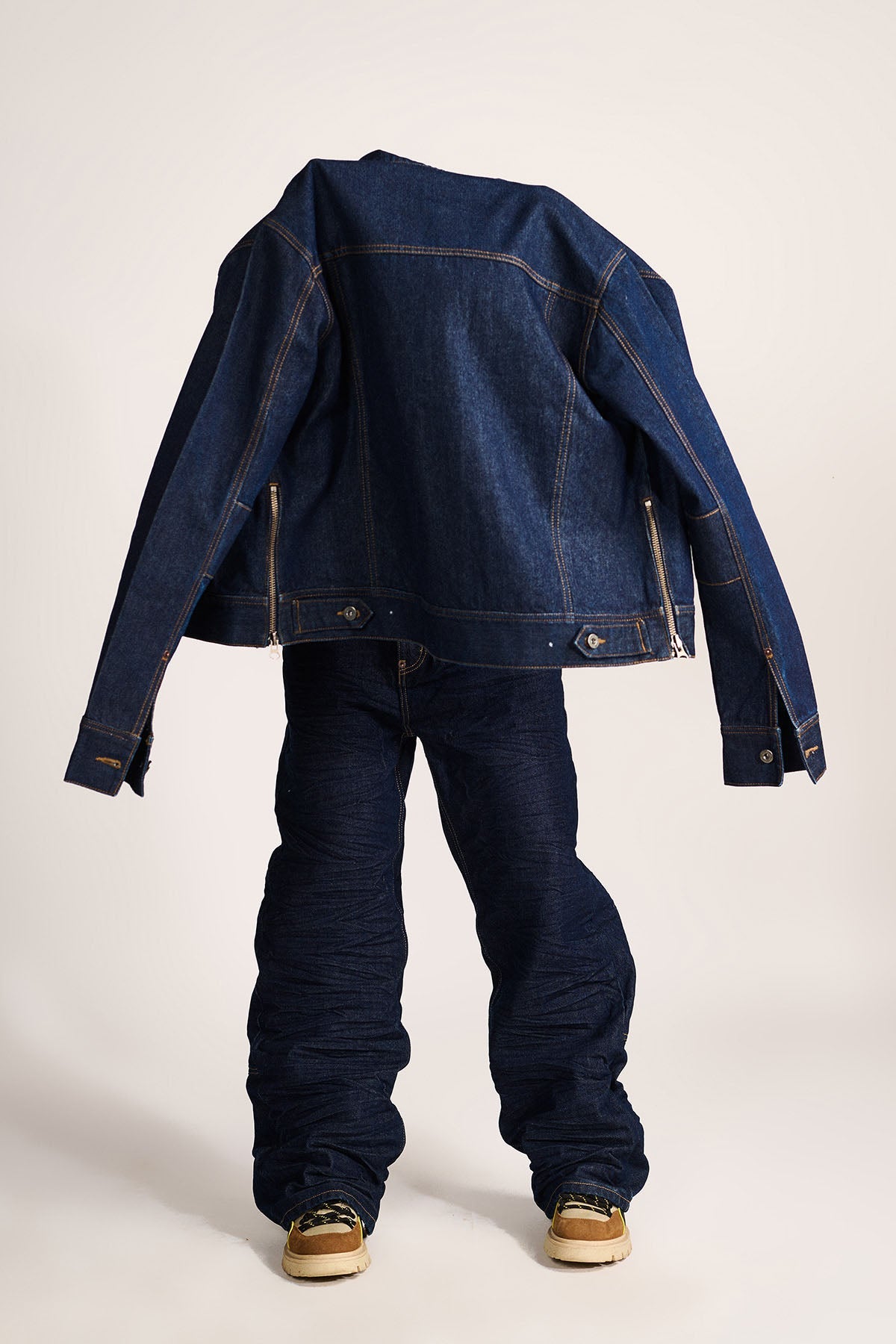 CREASED BY LIFE- DENIM