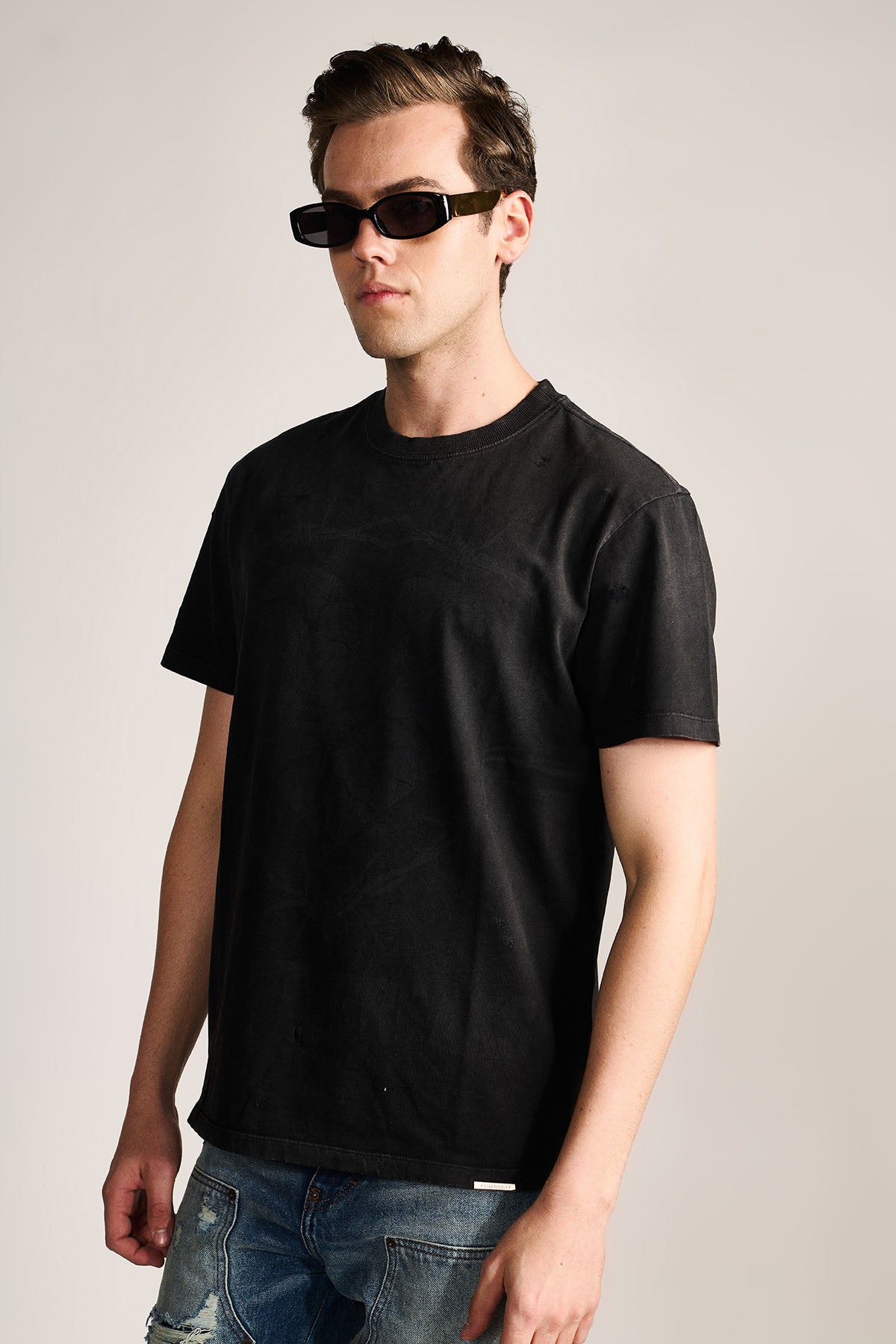 Barbed Wire Tee- Vintage Black