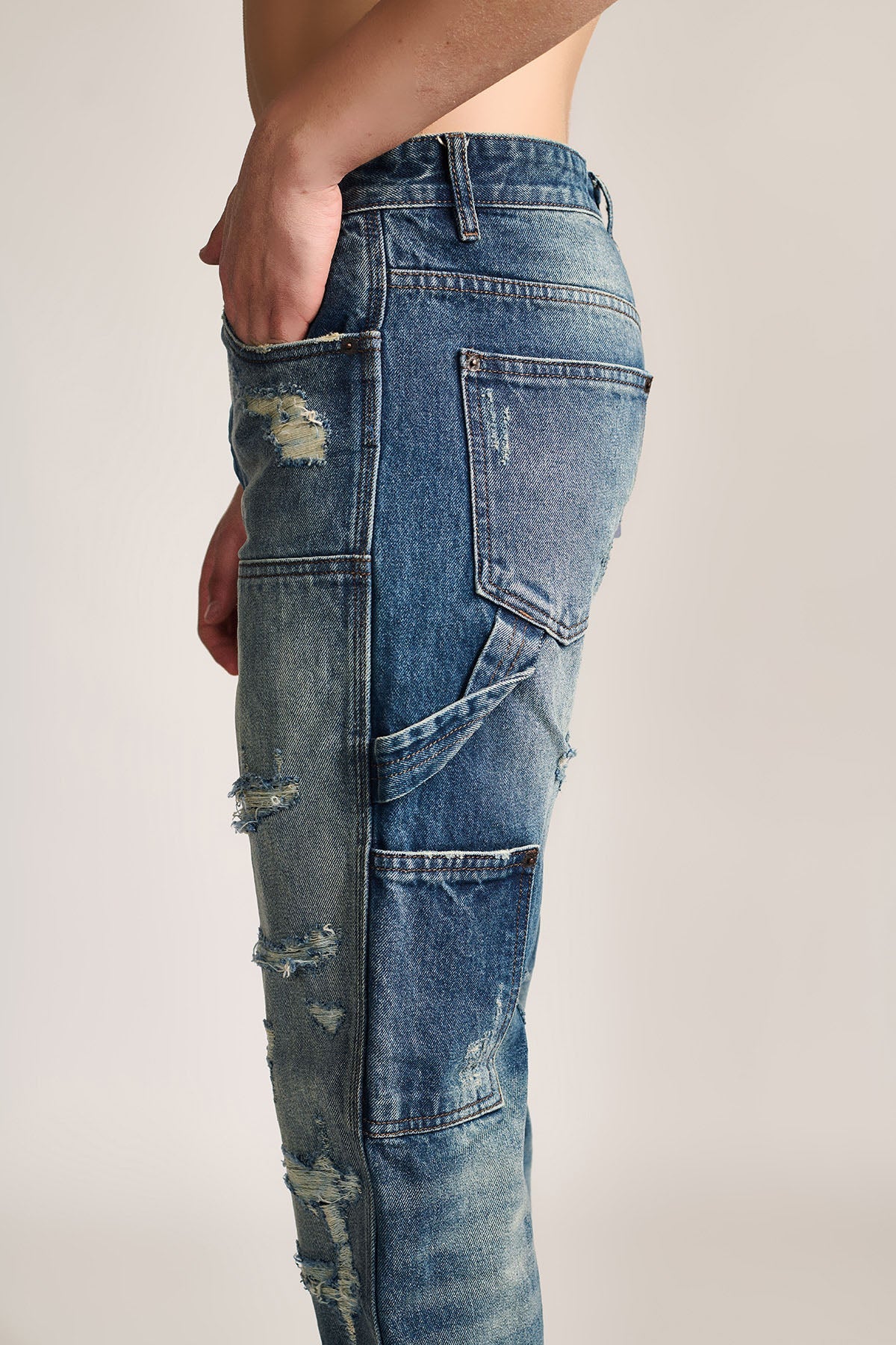 WORN THROUGH WAR — DENIM