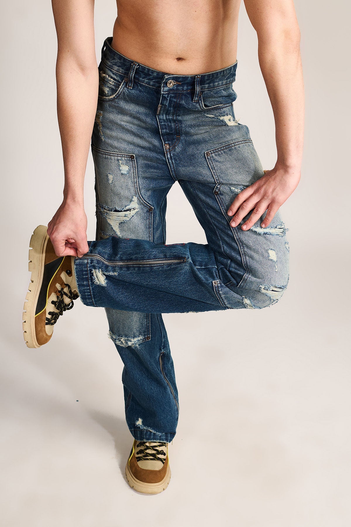 WORN THROUGH WAR — DENIM