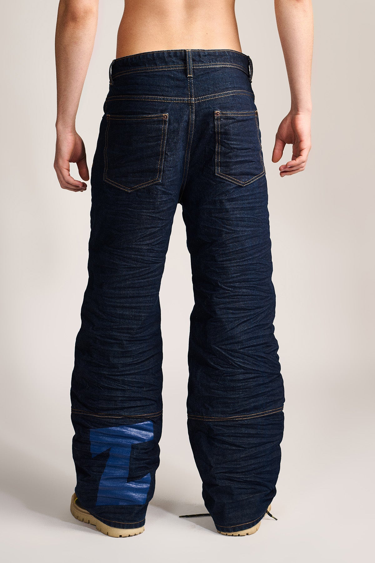 CREASED BY LIFE- DENIM