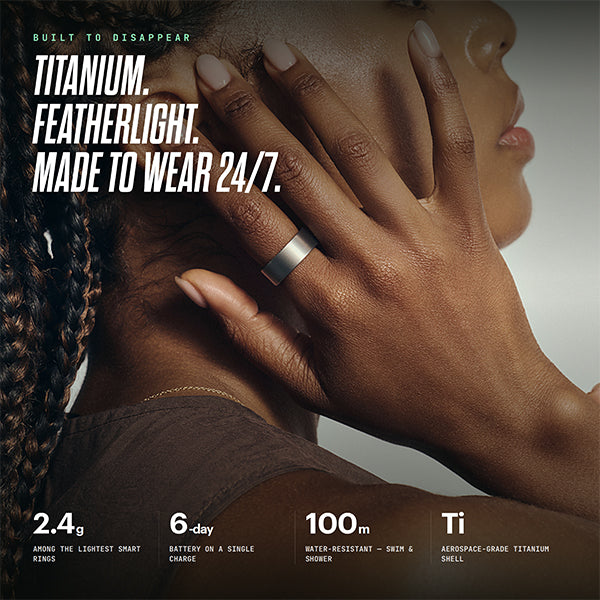 Ultrahuman Ring AIR Raw Titanium