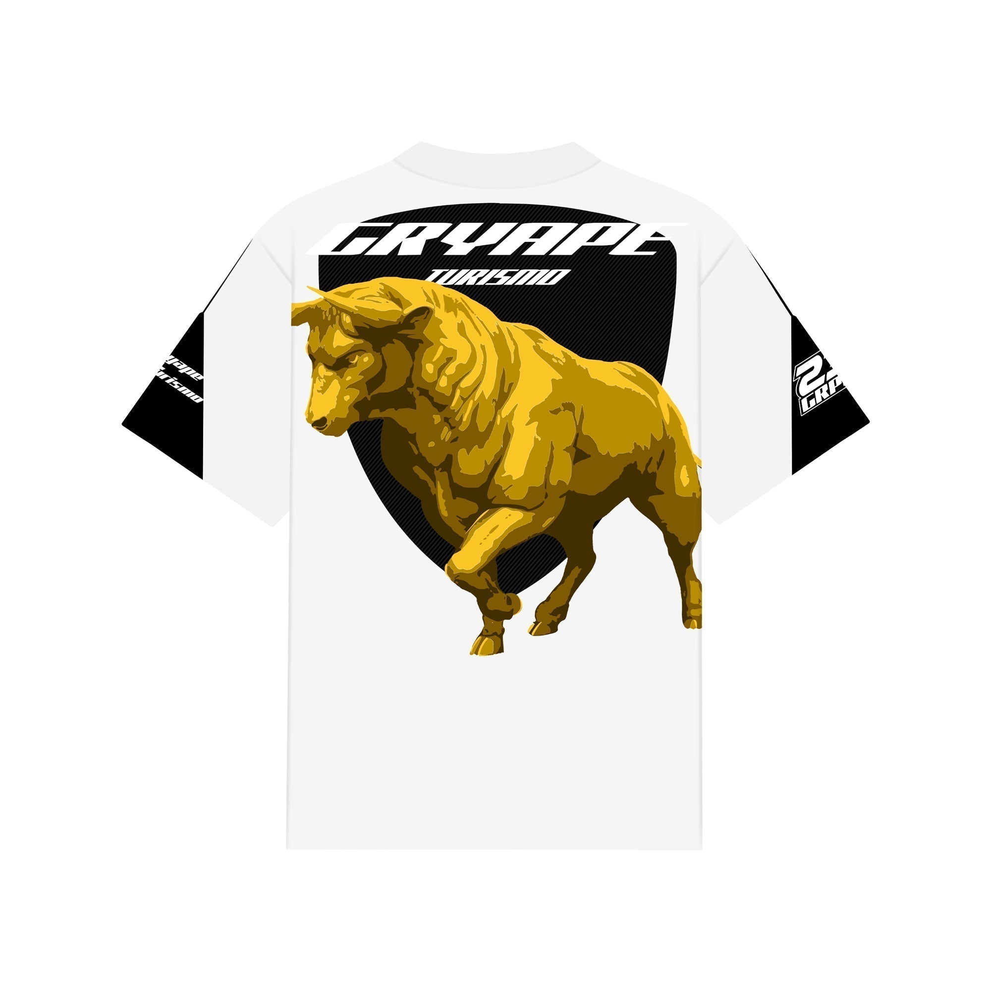 GT WHITE BULL T-SHIRT