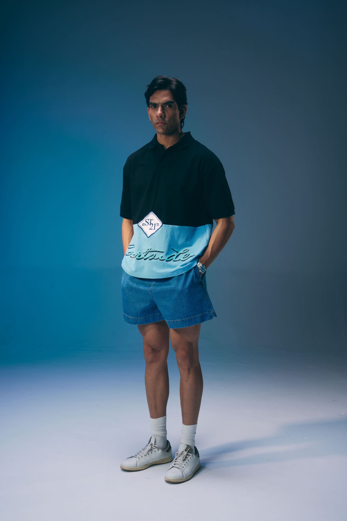 COURTSIDE PANELLED POLO