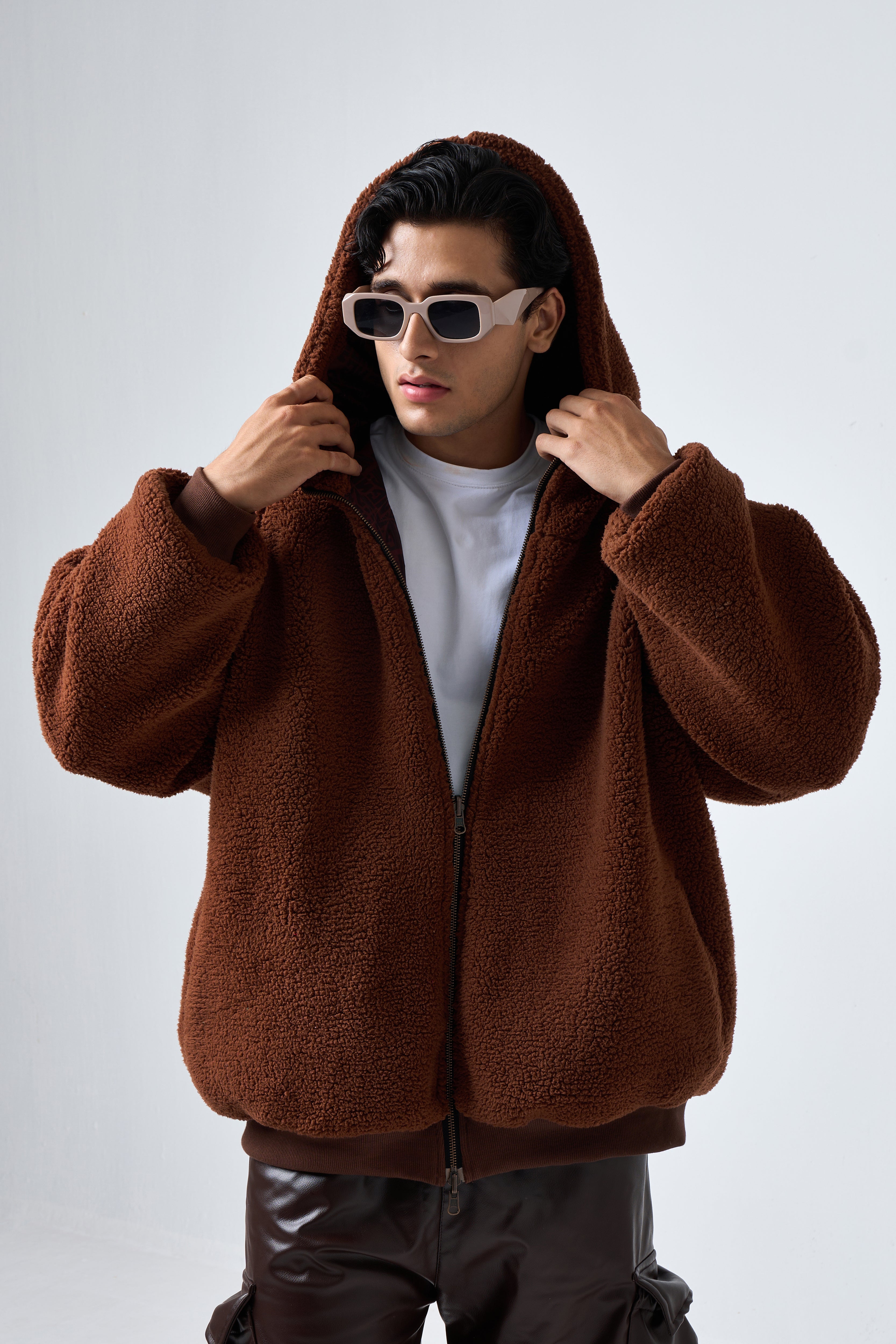 NG REVERSIBLE SHERPA (BROWN)