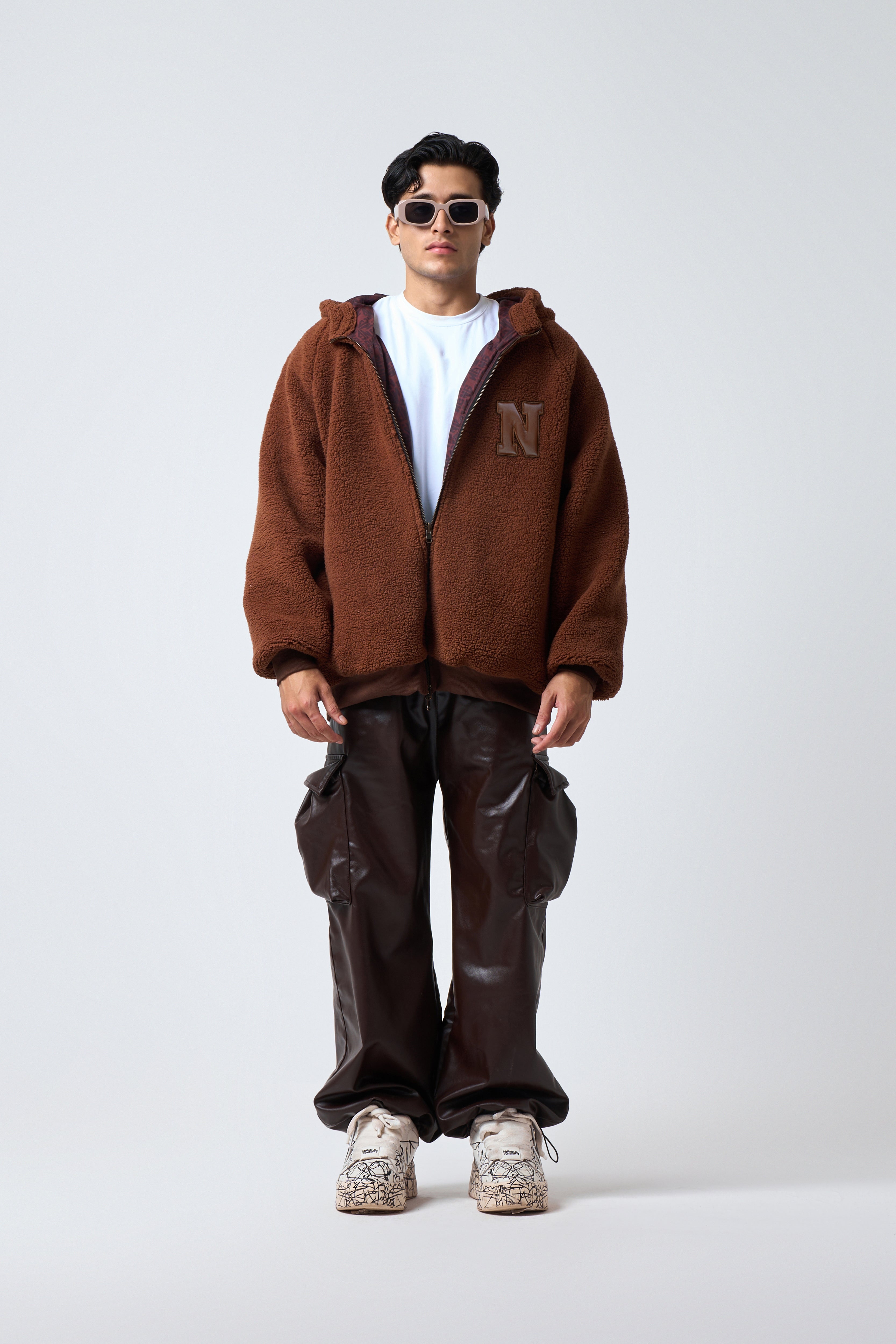 NG REVERSIBLE SHERPA (BROWN)