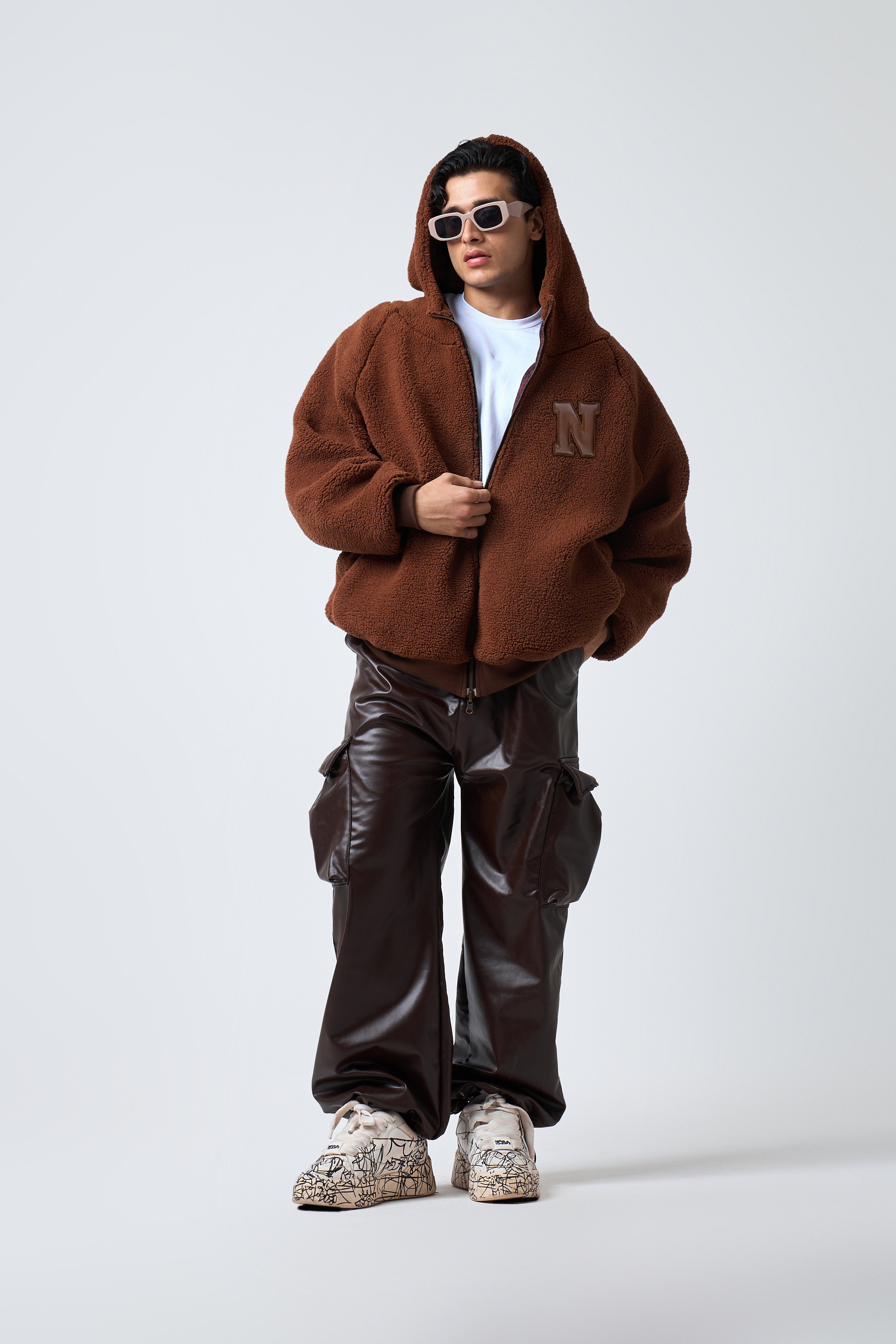 NG REVERSIBLE SHERPA (BROWN)