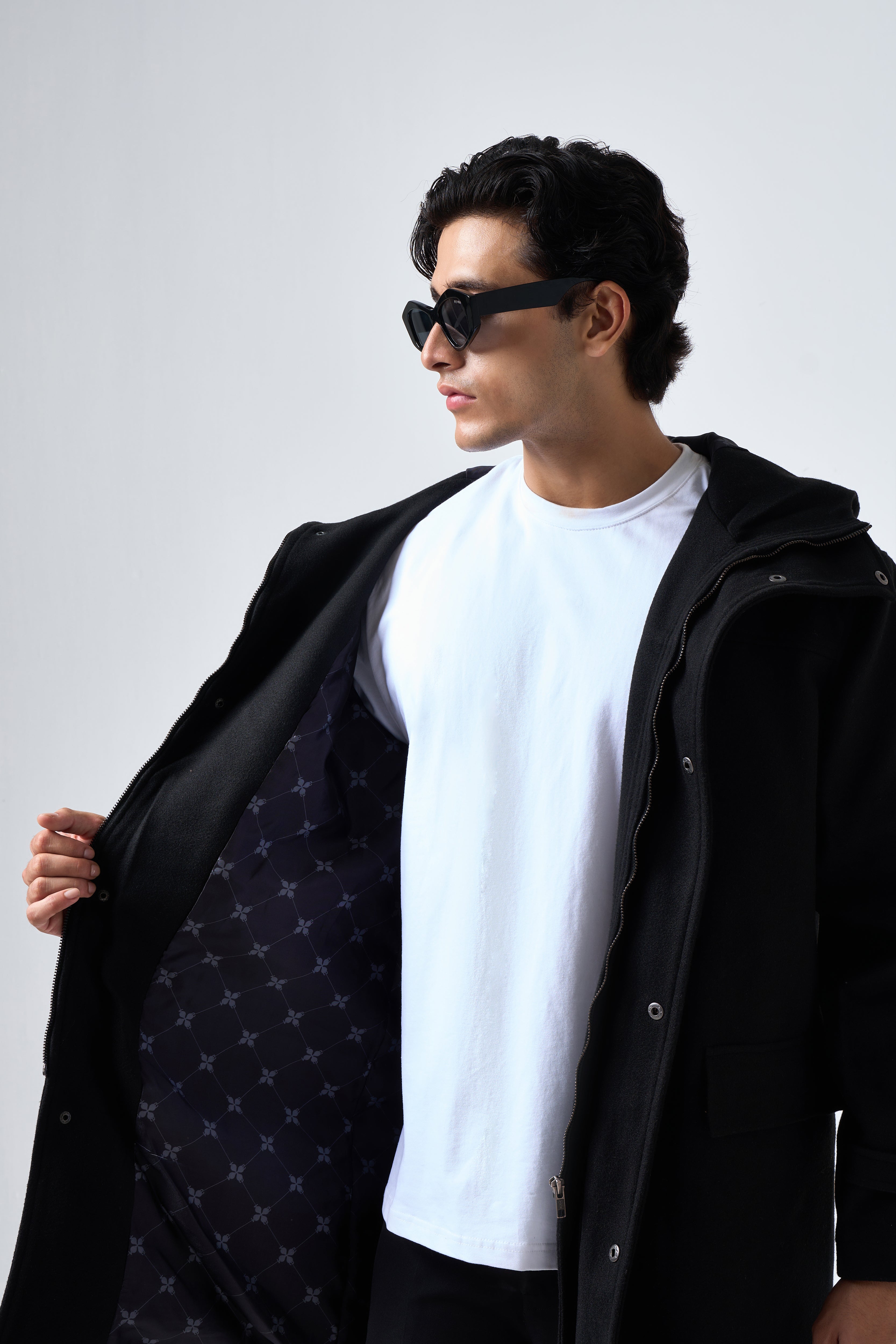 LUVERBOY TRENCH (BLACK)