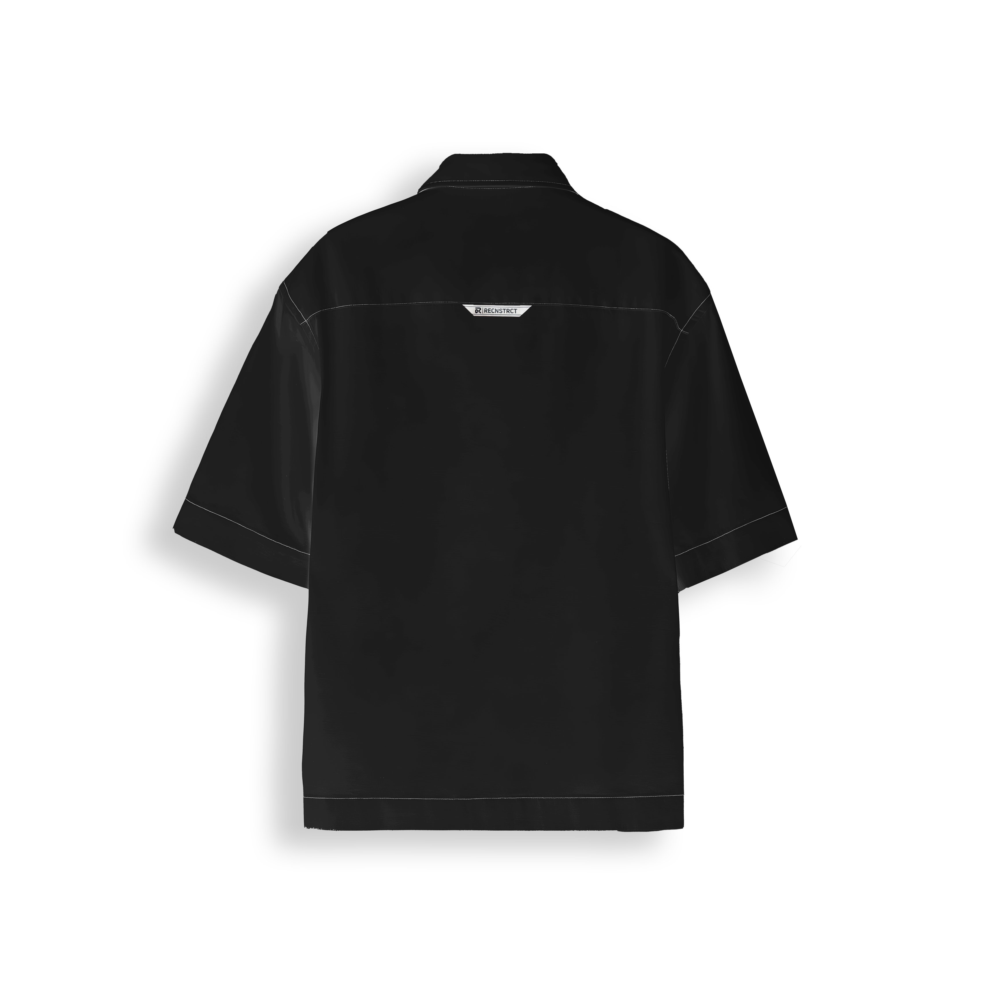 Void contrast stichline shirt - Jet black