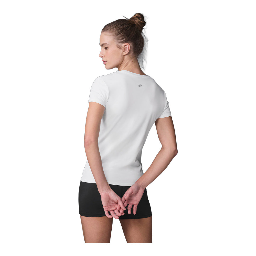 alo Alosoft Finesse Tee - White