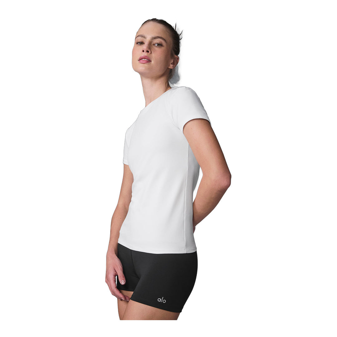 alo Alosoft Finesse Tee - White
