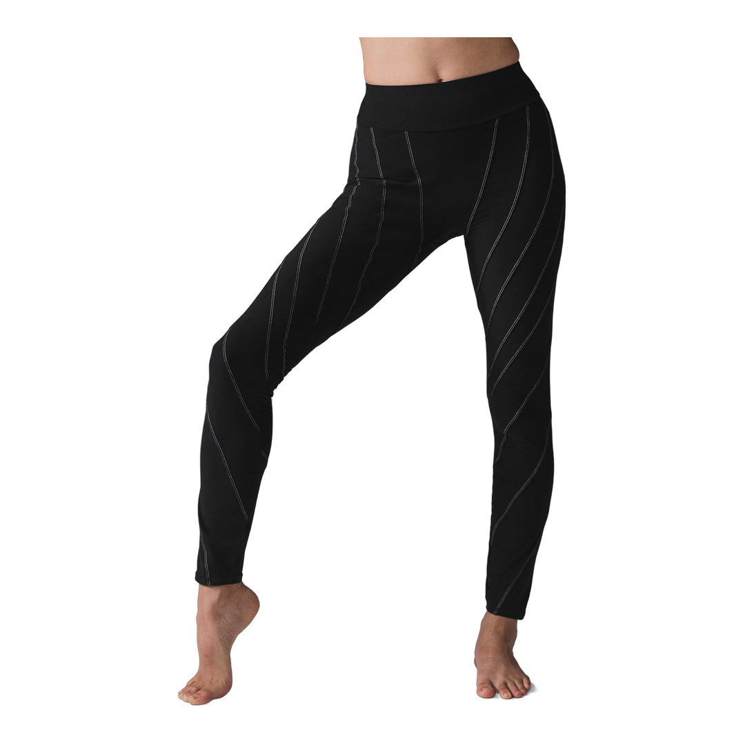 alo Alosoft High-Waist Sunray Legging - Black/White
