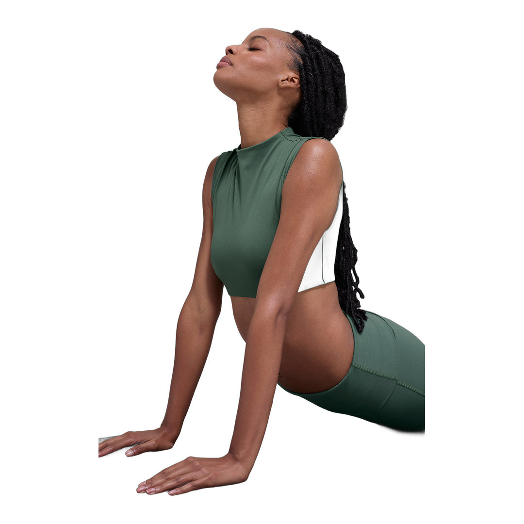 alo ALO Softsculpt Capped Out Short Sleeve - Clover Green