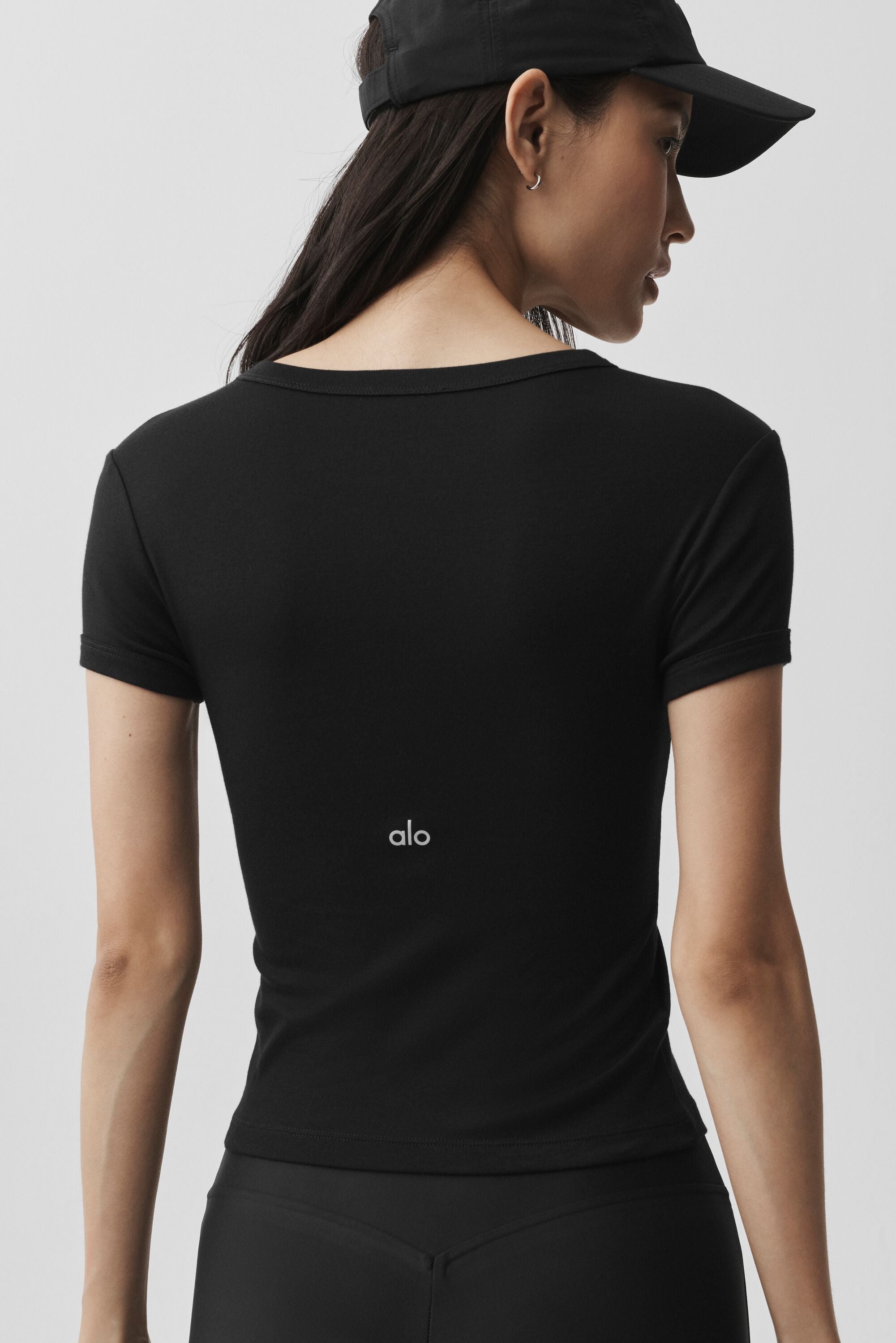 alo Timeless Tee - Black