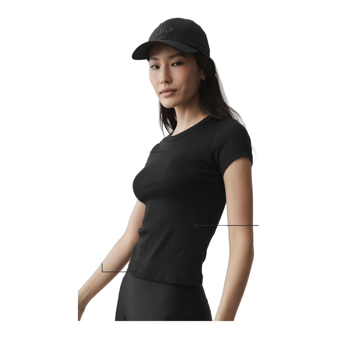 alo Timeless Tee - Black
