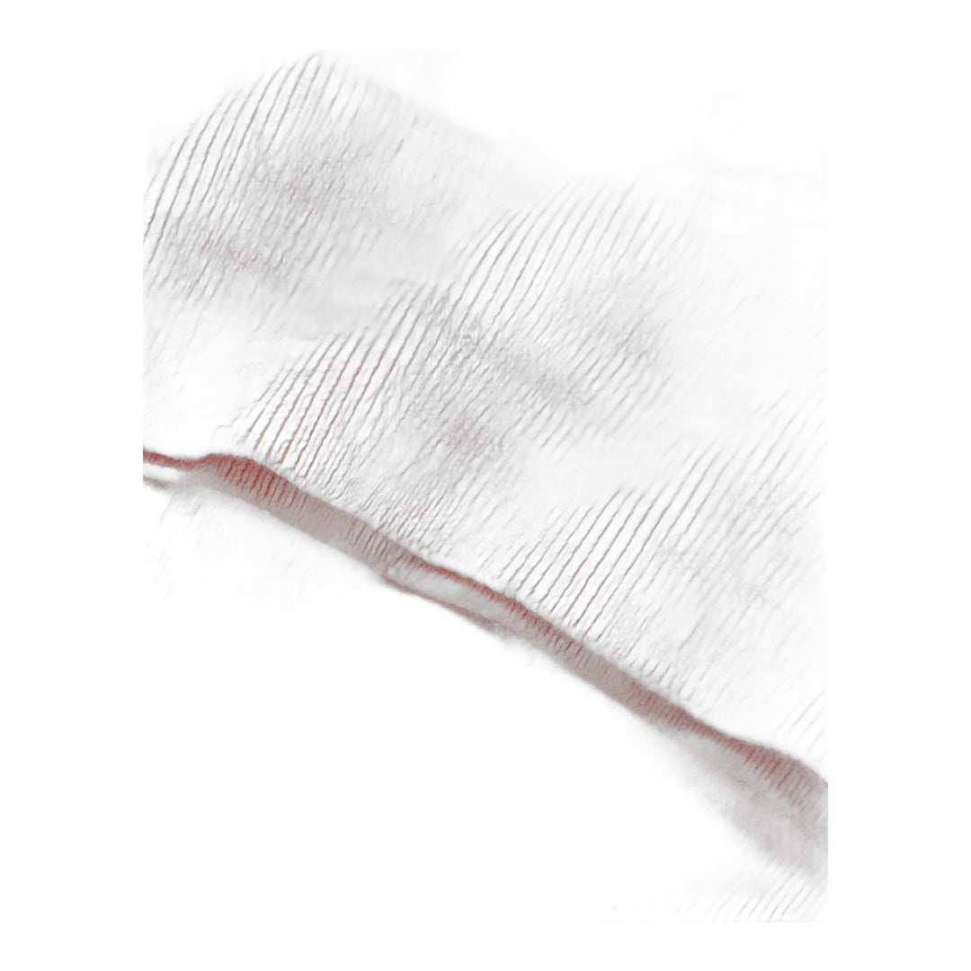 alo Cotton Cashmere My Serve Short Sleeve - Sundrenched Pink/White