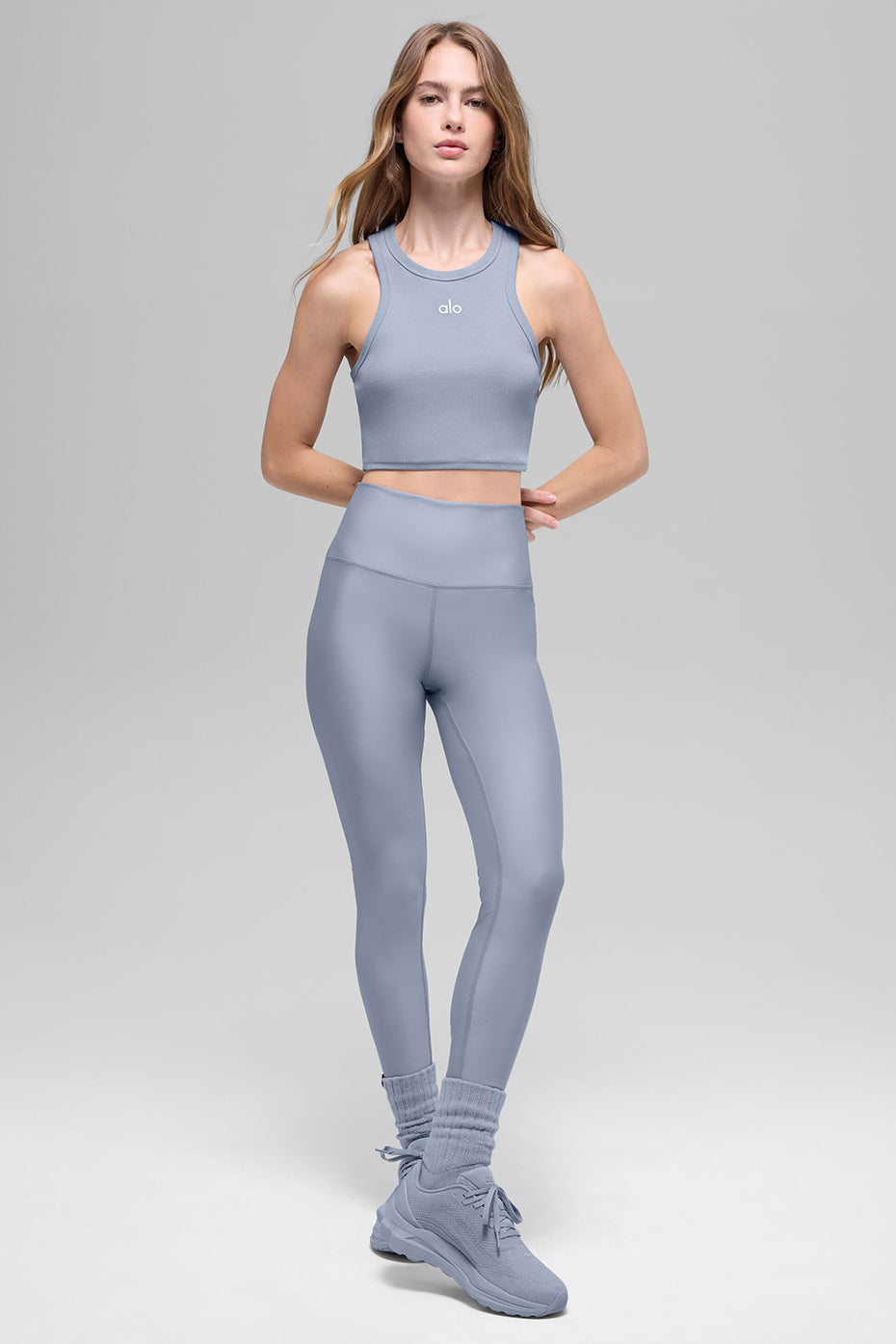 alo Aspire Tank - Winter Frost/White