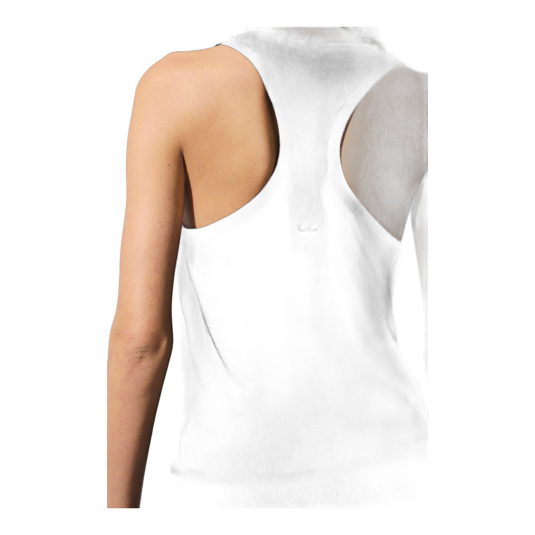 alo Supernatural Sweater Henley Tank - Black