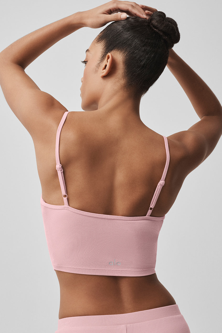 alo Ribbed Delicate Lounge Tank - Vintage Pink