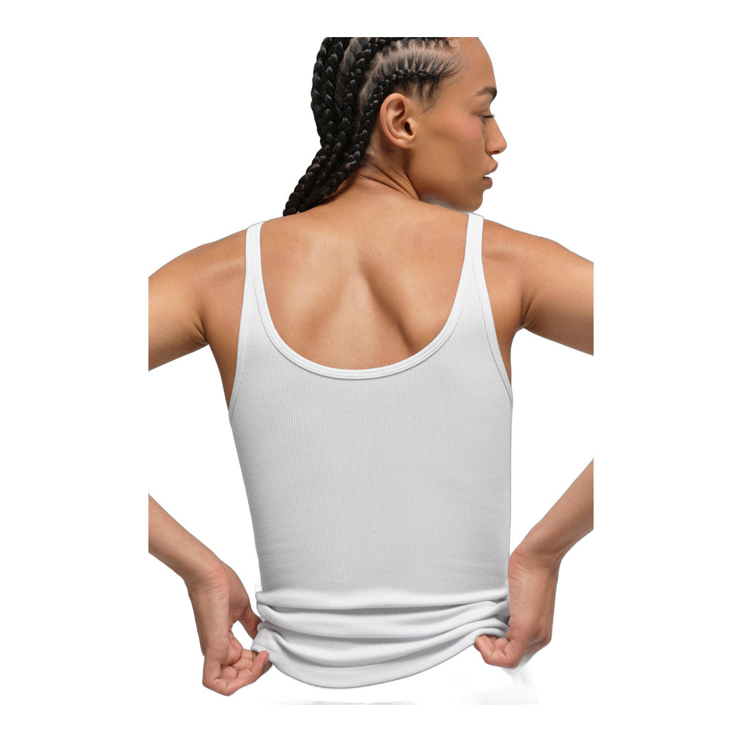 alo Ribbed Prosper Tank - White