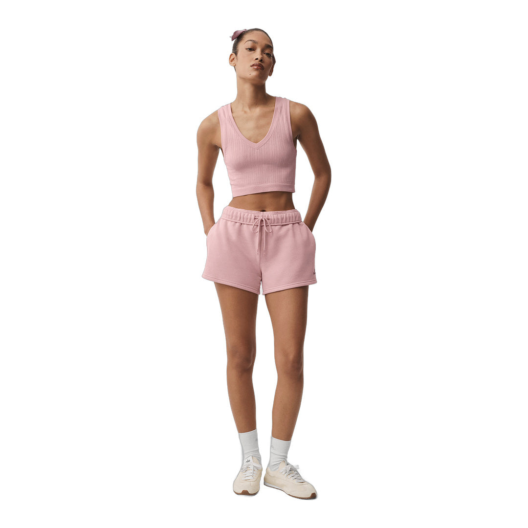 alo Seamless Pointelle Tank - Vintage Pink