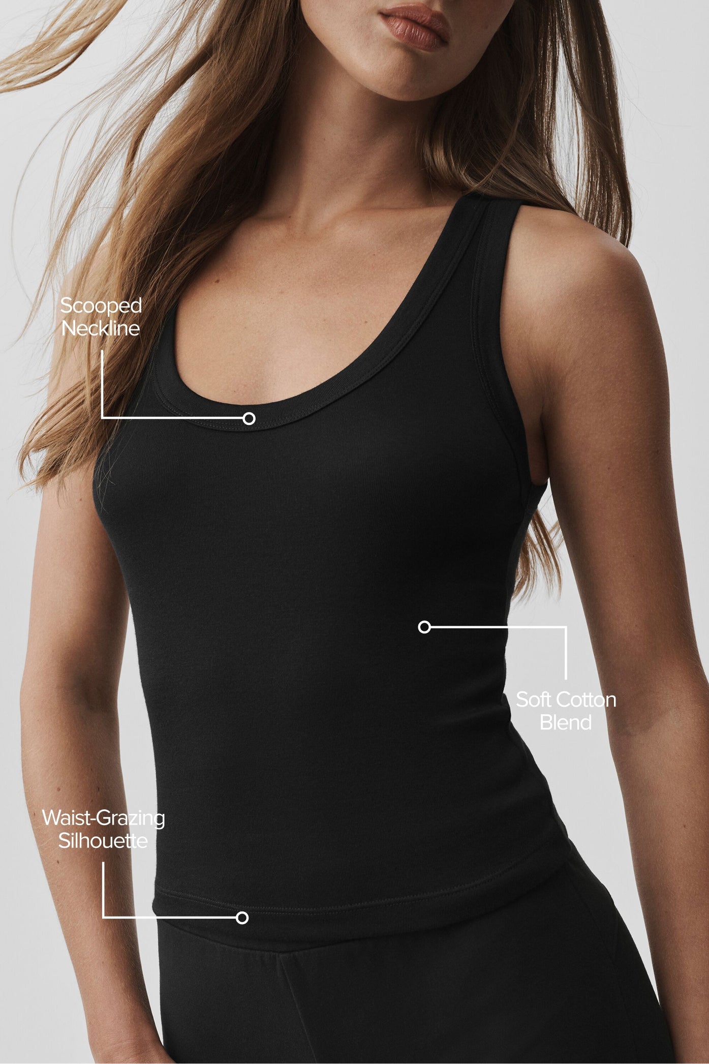 alo Timeless Tank - Black