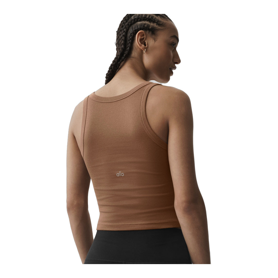 alo Timeless Tank - Sun Kissed Brown