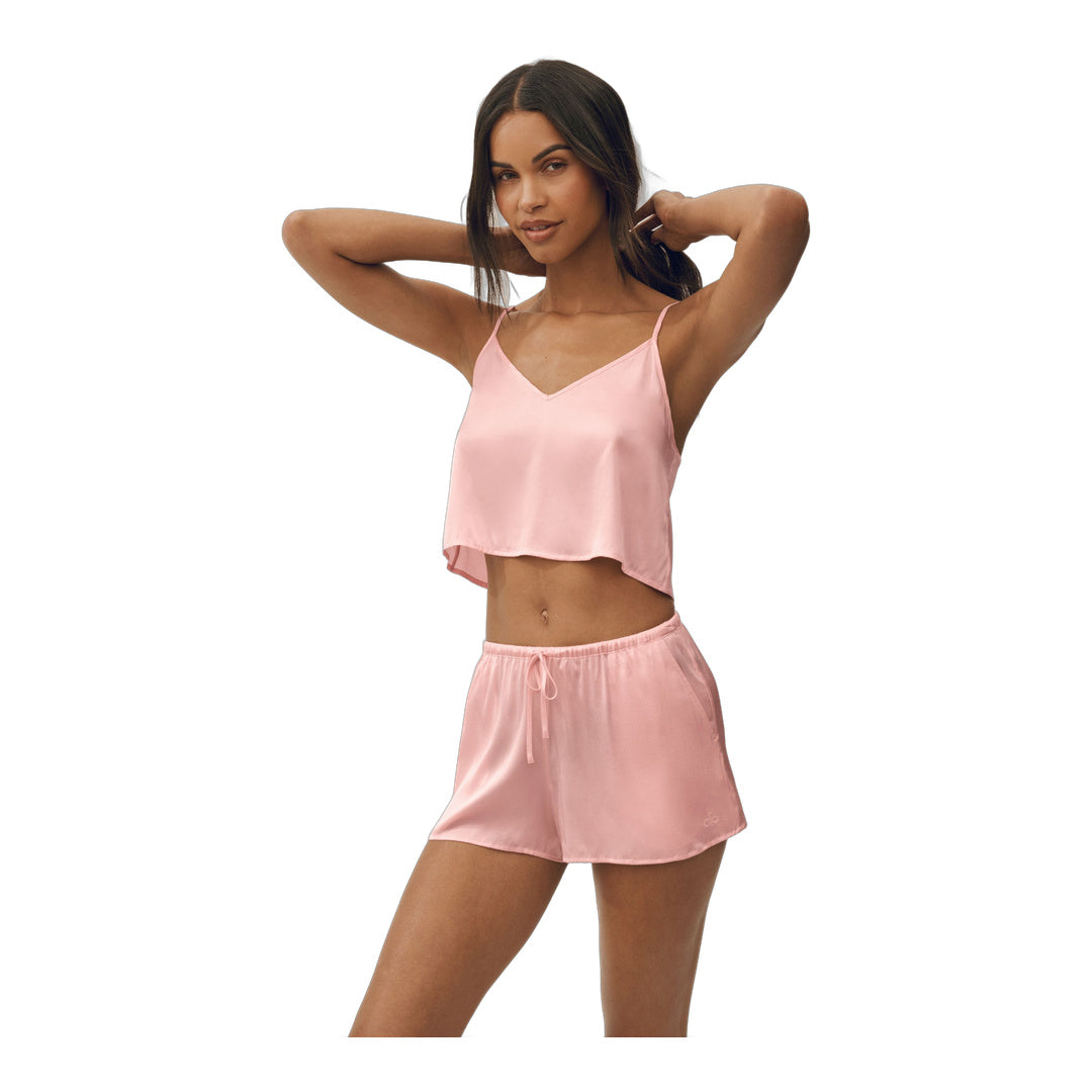 alo Silk Blend Radiance Tank - Sundrenched Pink