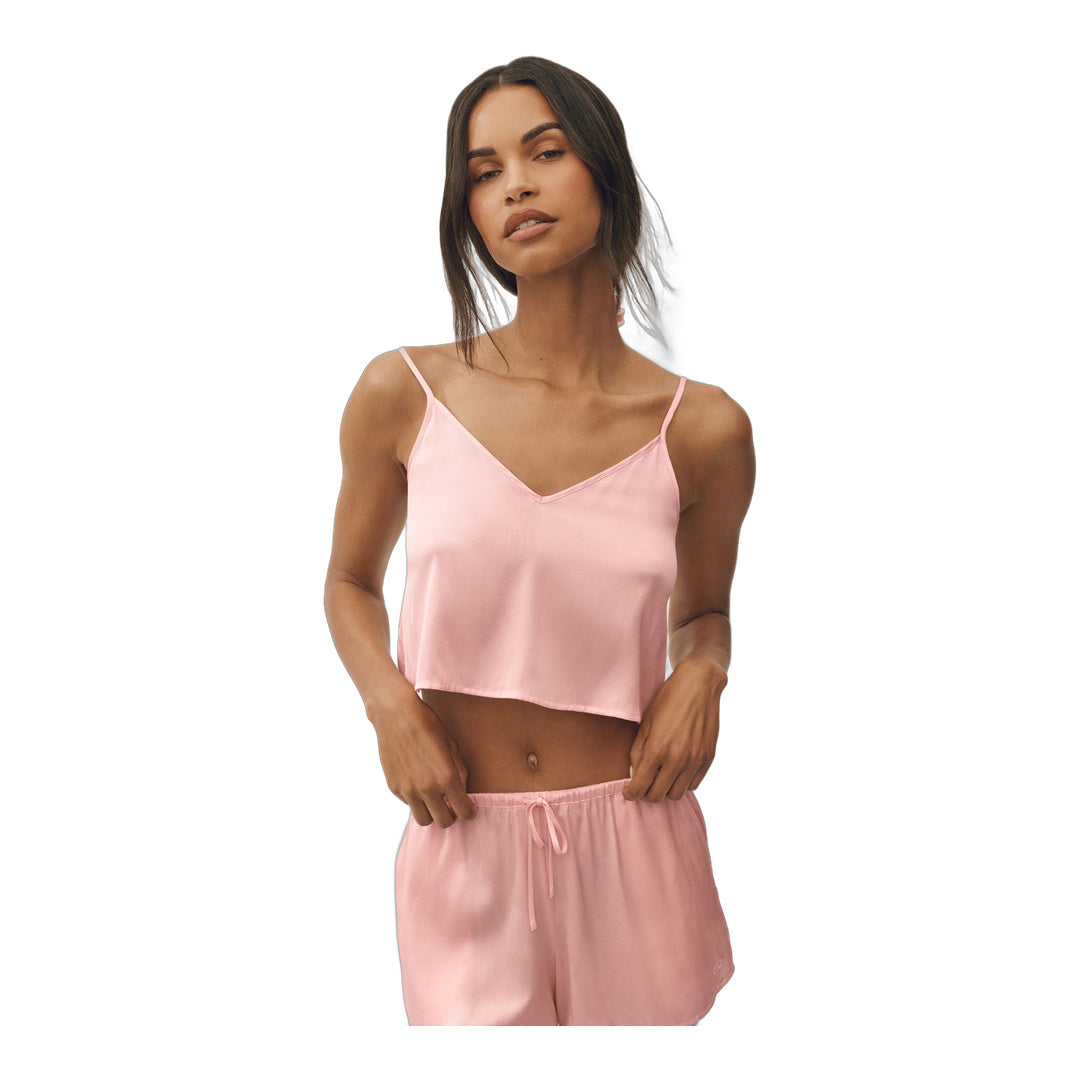 alo Silk Blend Radiance Tank - Sundrenched Pink