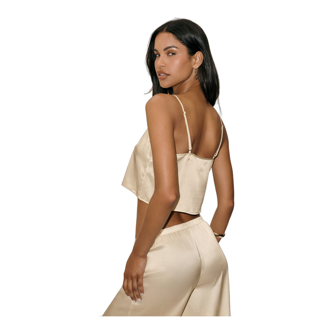 alo Silk Blend Radiance Tank - Sandy Beige