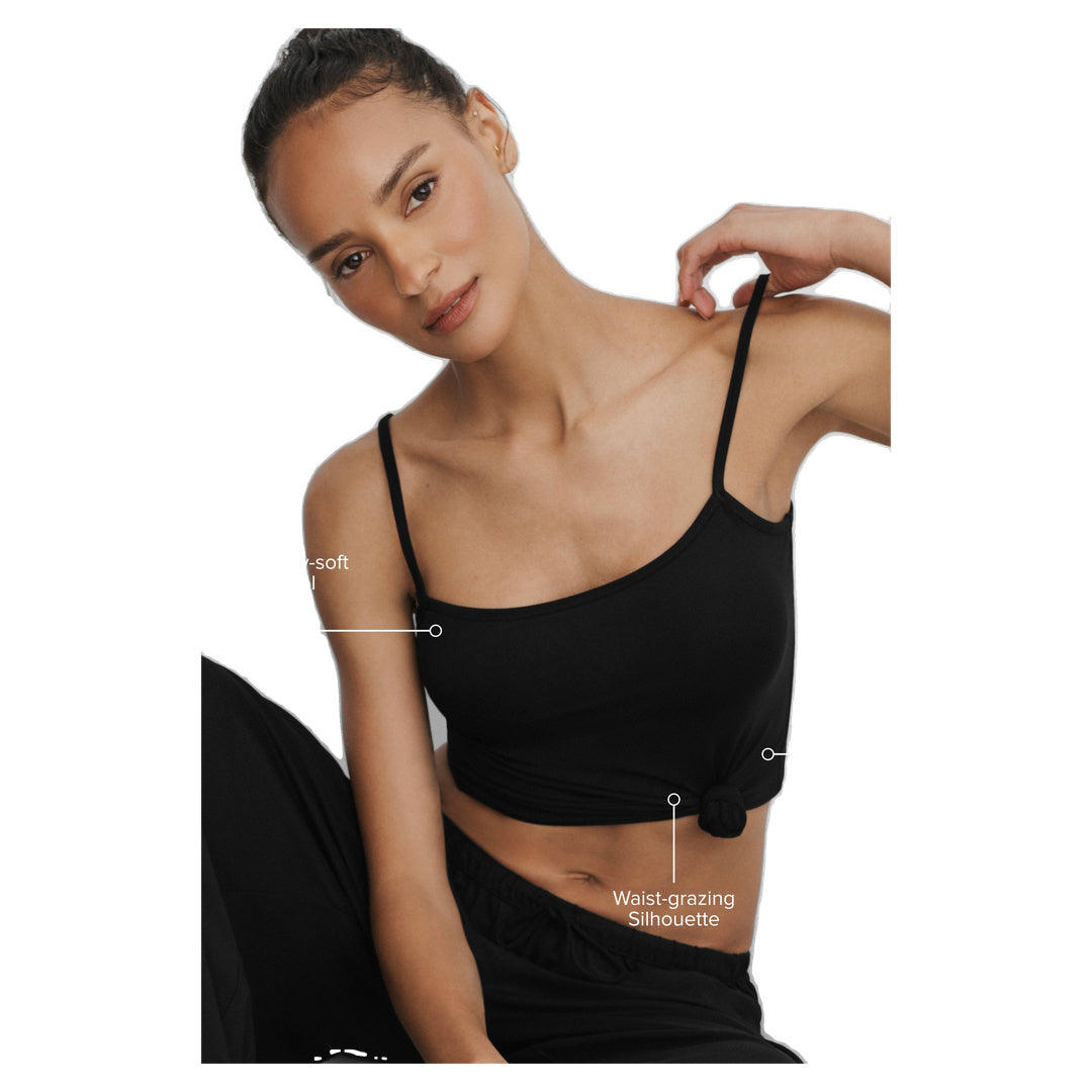 ALO Alosoft Finesse Cami Tank - Black