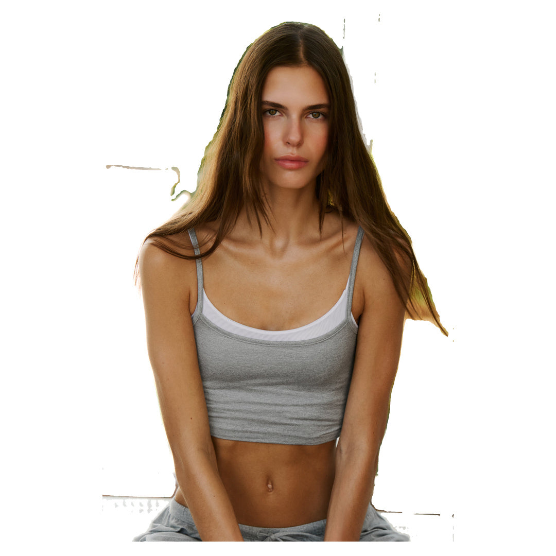 ALO Alosoft Finesse Cami Tank - Vintage Athletic Heather