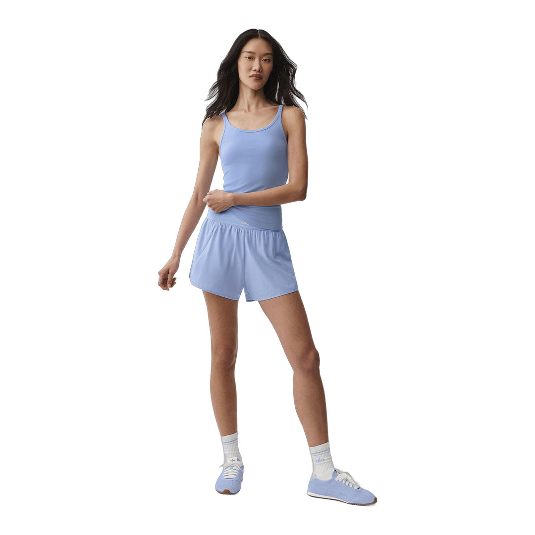 alo Ribbed Adore Tank - Light Provence Blue