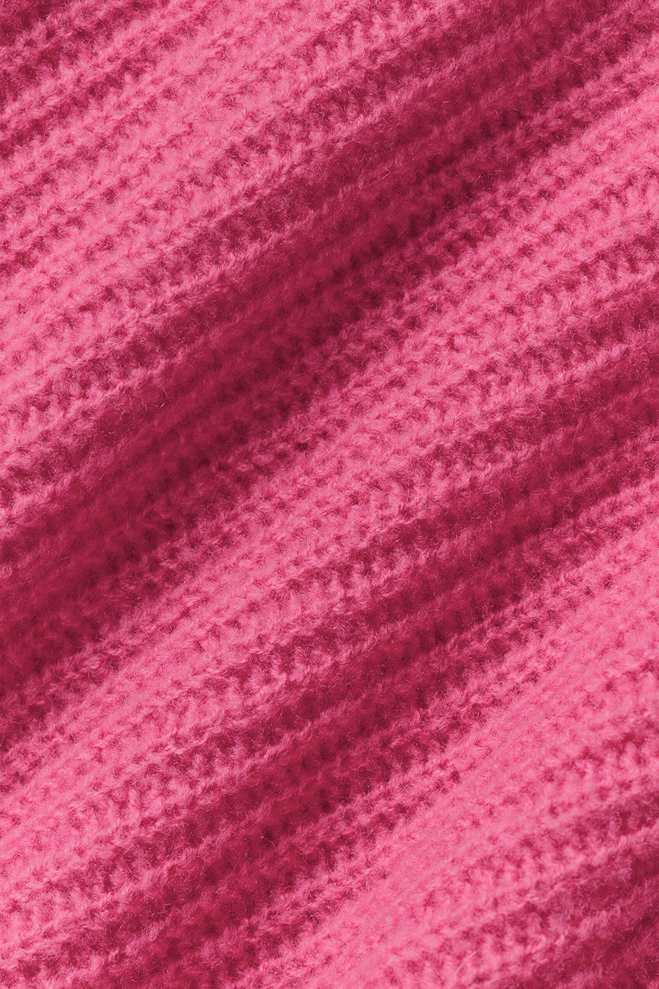 alo Wool Cashmere Ribbed Noble Full Zip Hoodie - Paradise Pink