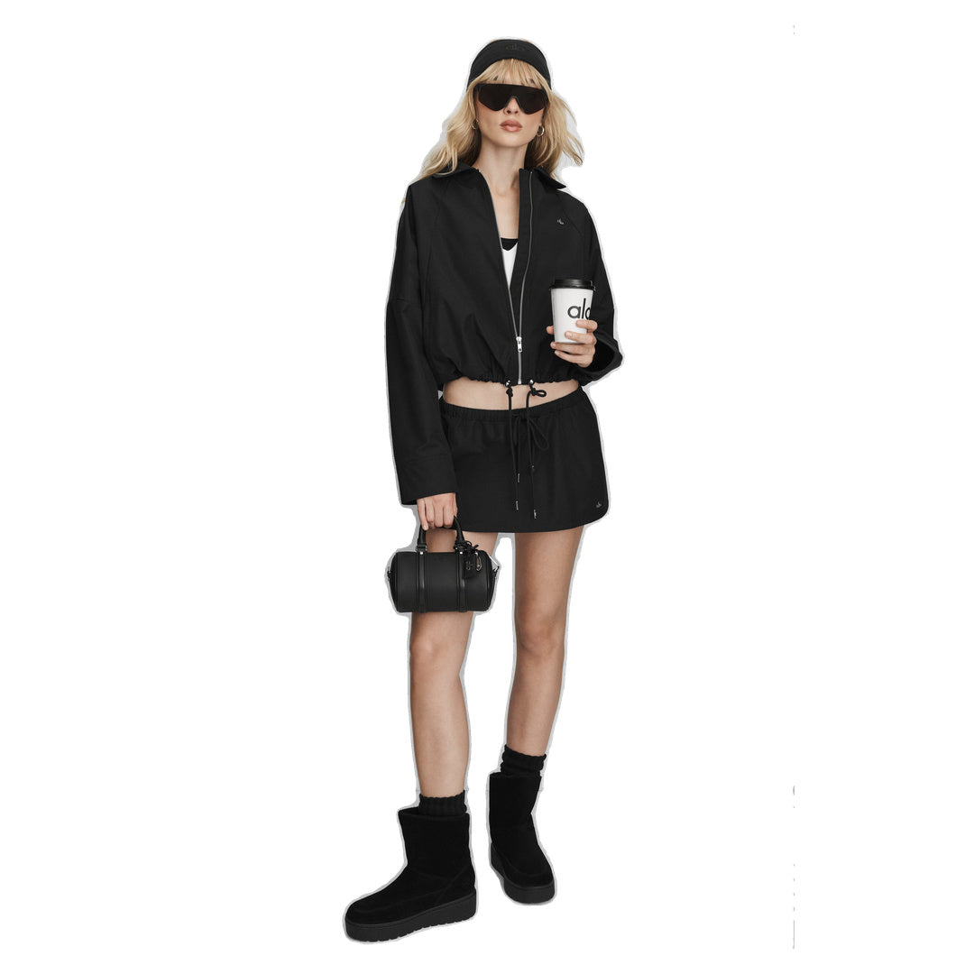 ALO Best Bet Full Zip Jacket - Black
