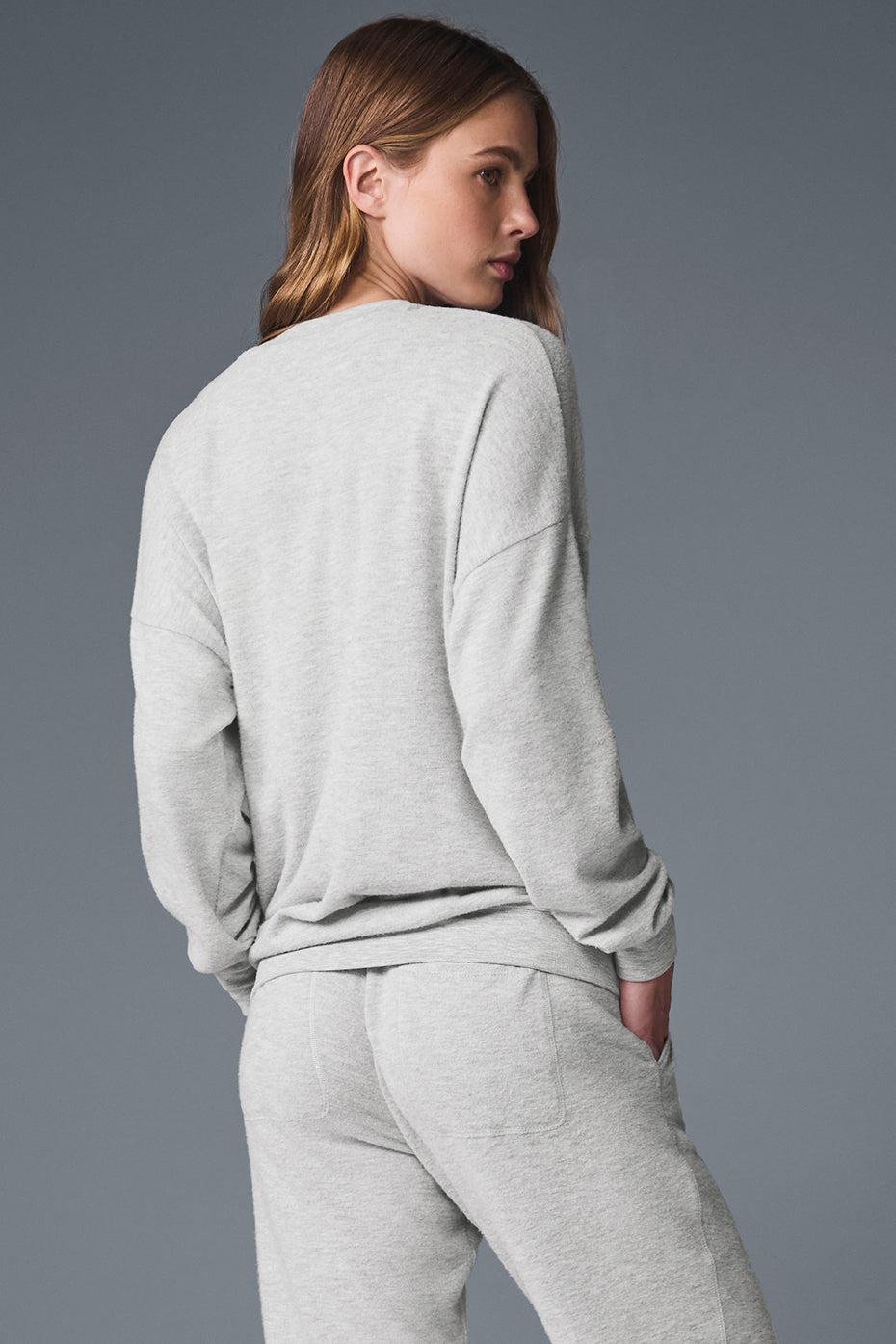 alo Soho Pullover - Athletic Heather Grey
