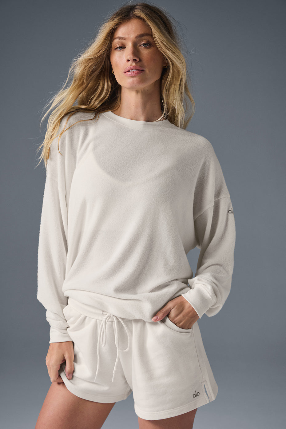 alo Soho Pullover - Ivory