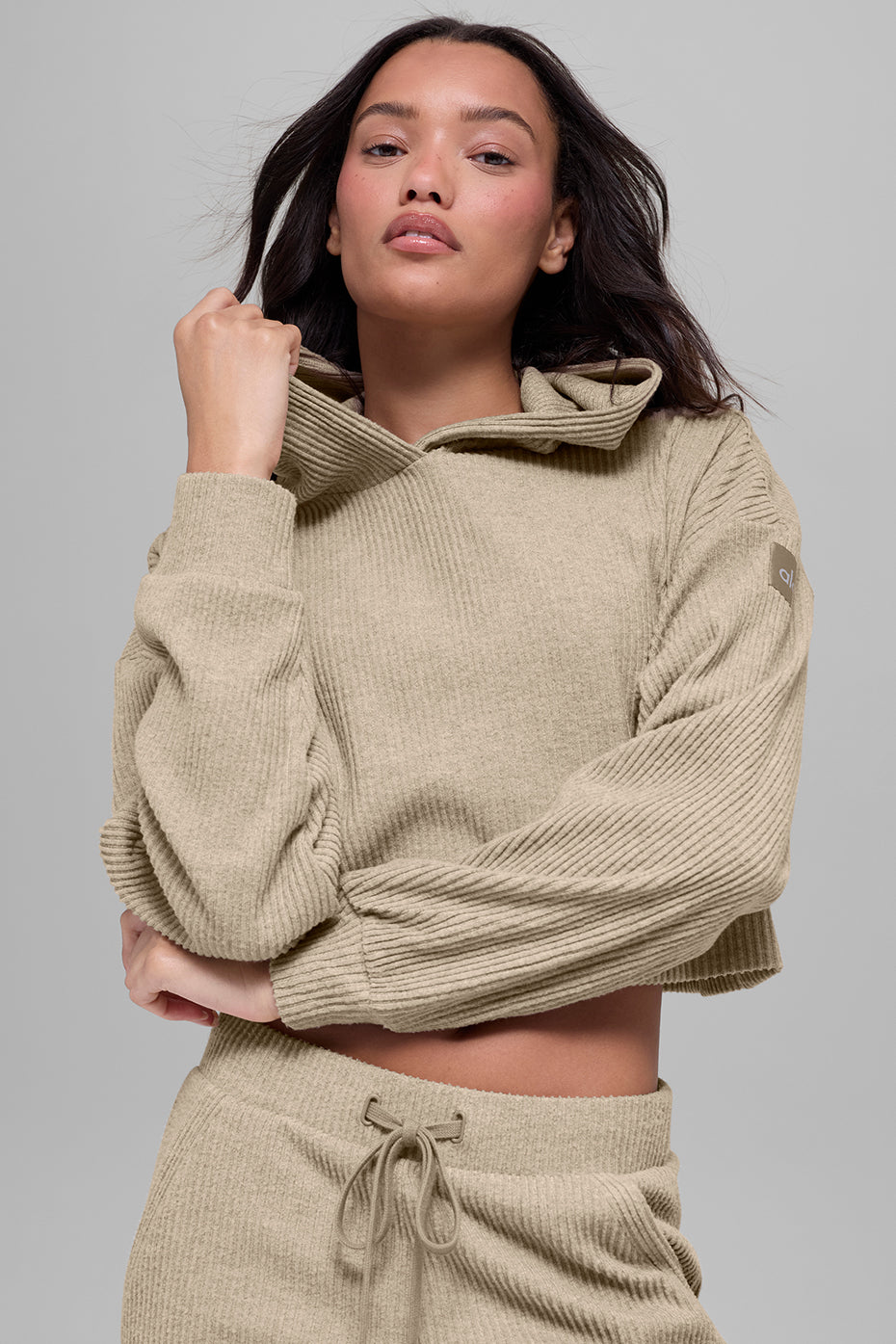 alo Muse Hoodie - Gravel Heather