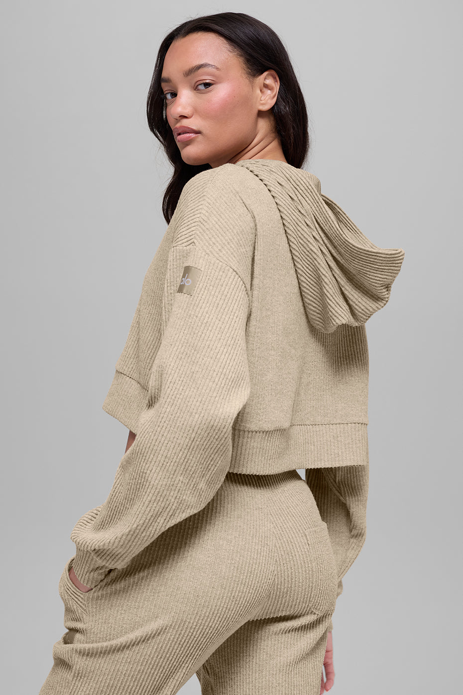 alo Muse Hoodie - Gravel Heather