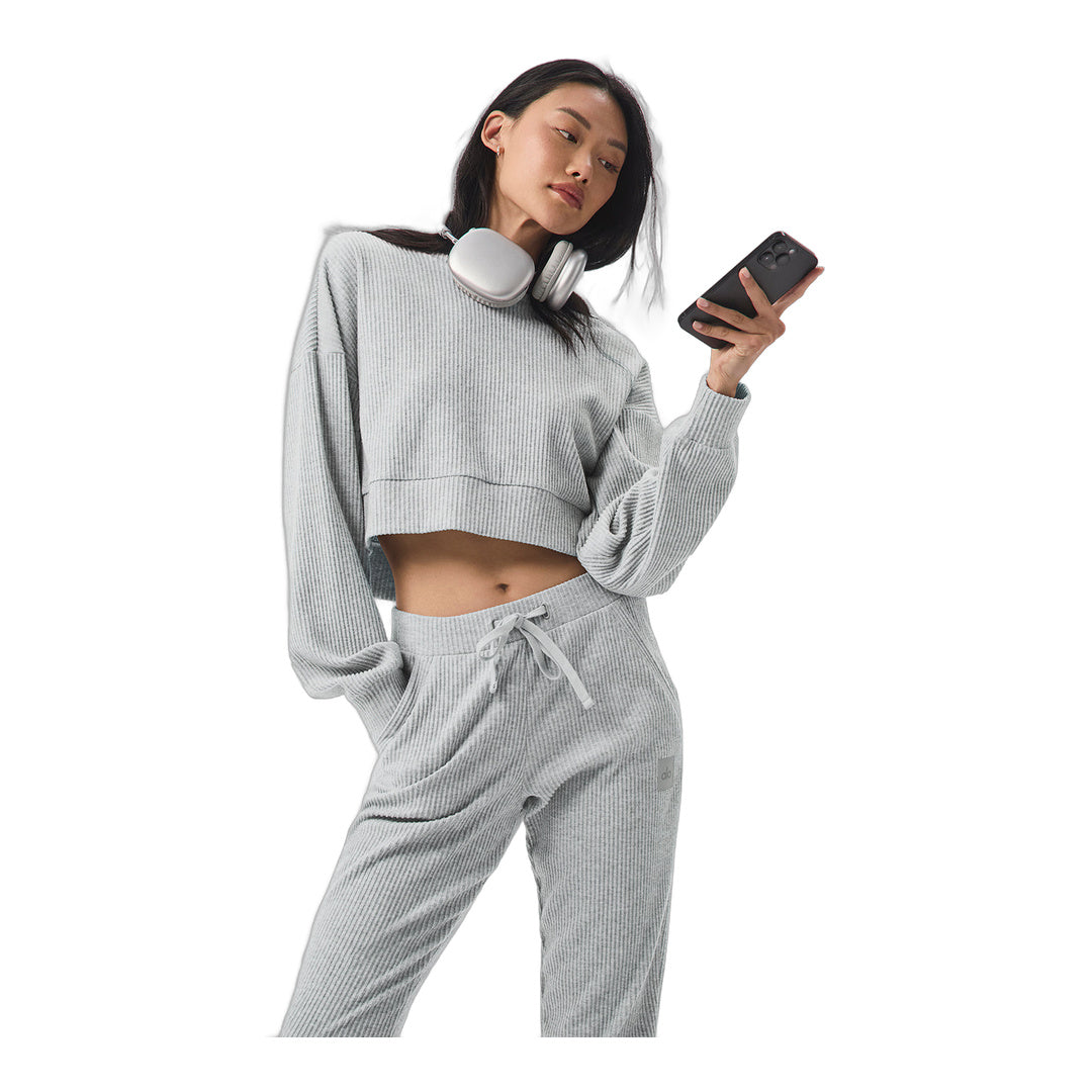 alo Muse Hoodie - Athletic Heather Grey