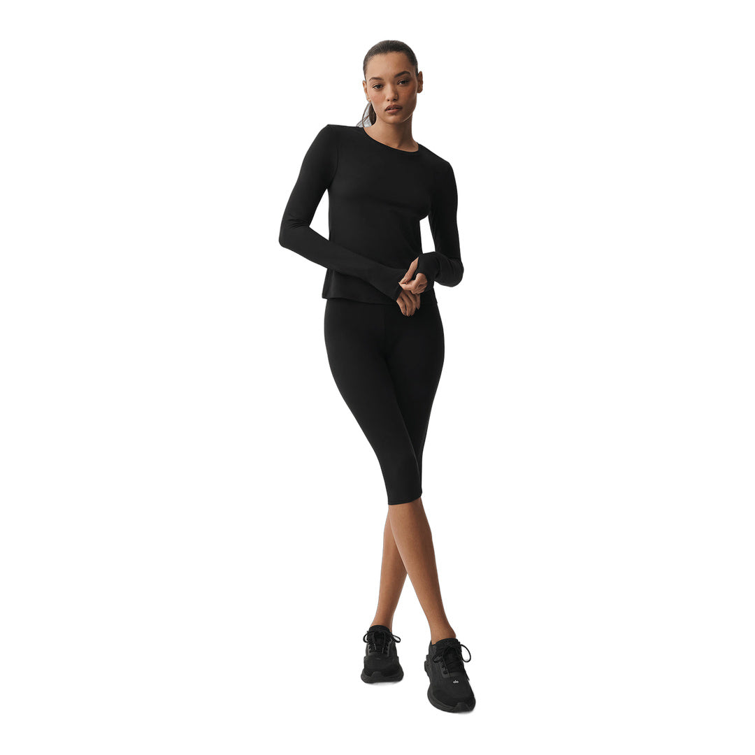 alo Alosoft Finesse Long Sleeve - Black