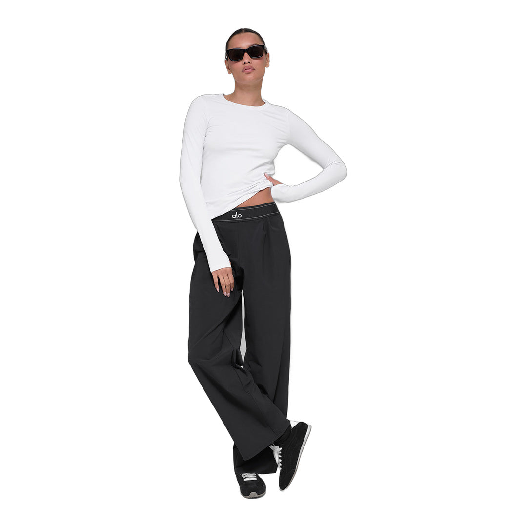 alo Alosoft Finesse Long Sleeve - White