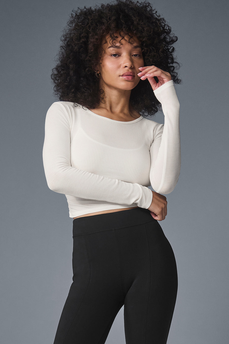 alo Gather Long Sleeve - Ivory