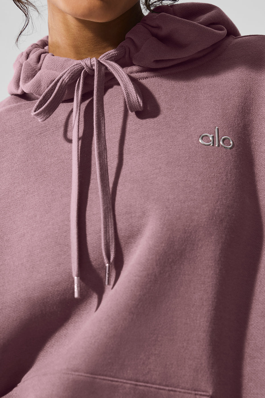 alo Accolade Hoodie - Smoky Quartz