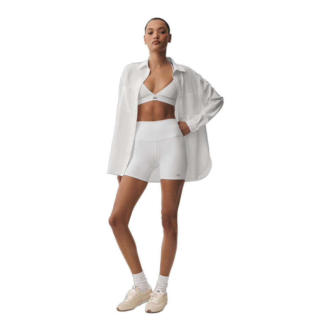 alo Dreamscape Button Down Long Sleeve - White