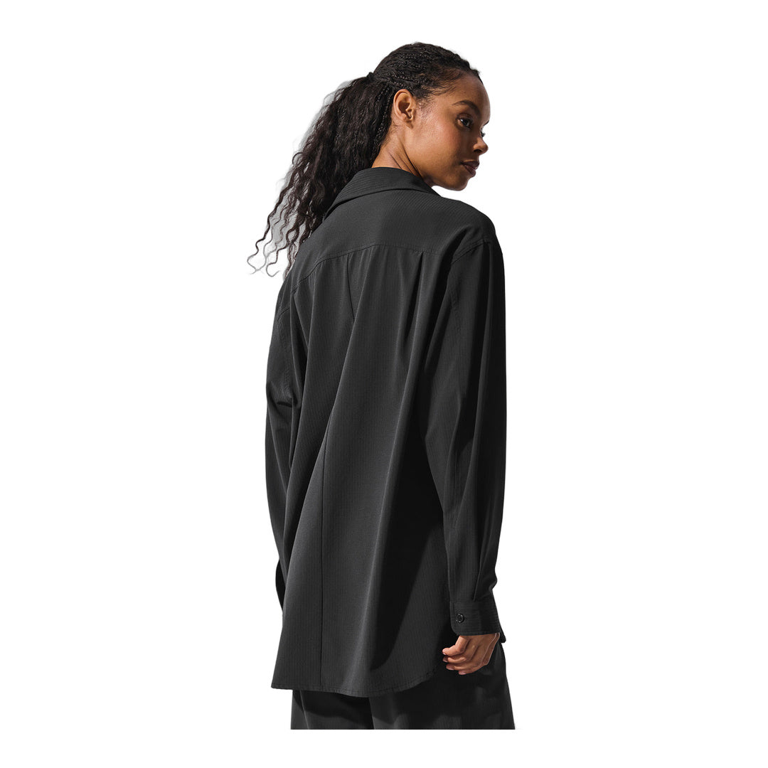 alo Dreamscape Button Down Long Sleeve - Black