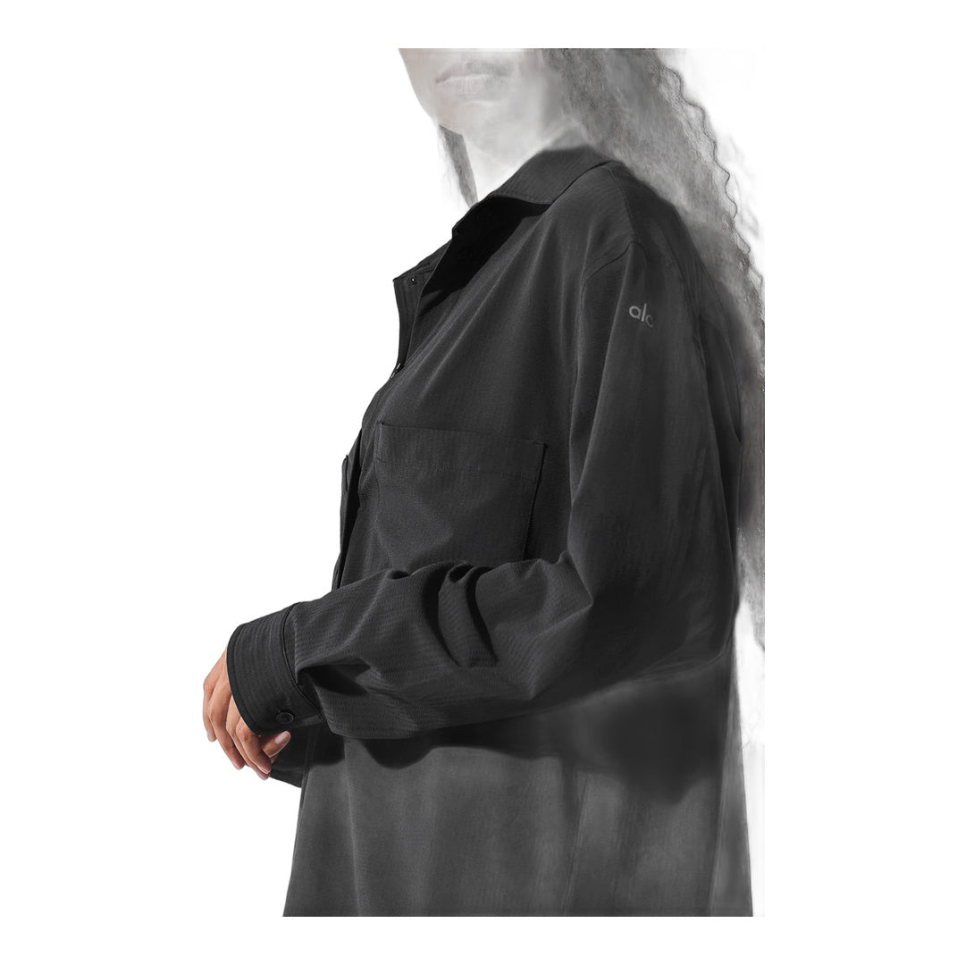 alo Dreamscape Button Down Long Sleeve - Black