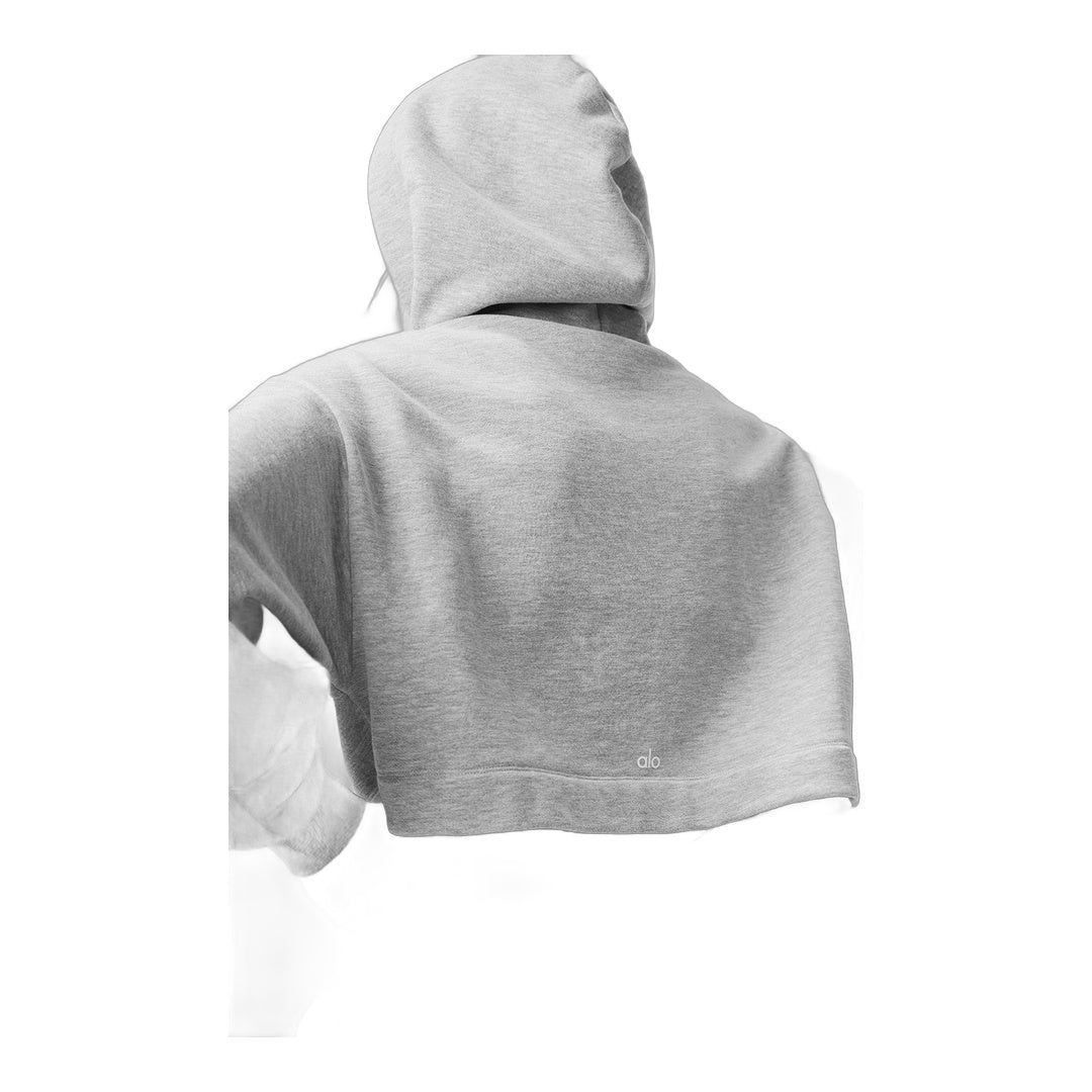 alo Bae Hoodie - Athletic Heather Grey